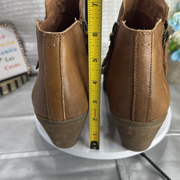 (P5) Frye Judith Cognac
Brown Leather Ankle Boot
3475044 Zip Closure Size 10M,W - Picture 7 of 14